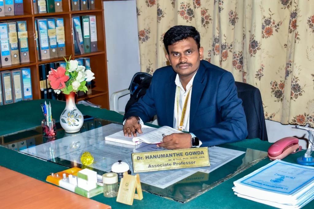 Dr. Hanumanthe Gowda C(Professor and Head, Department of Mechanical Engineering, RLJIT)